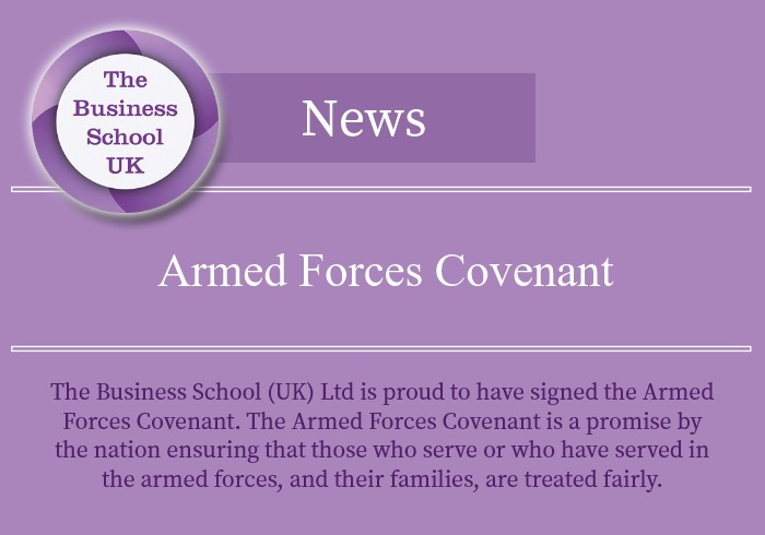 Armed Forces Covenant - The Business School UK